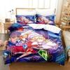Juego de Cama 3D Touhou Project Remilia Scarlet Caja Anime Personas Adultas Habitación de Niños con Tejido Suave Funda Nórdica Juegos 3D Kawai Niñas Jóvenes