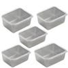 Stainless Steel Food Container with Cover Small Thicken Fresh-keep Food Fruit Lid Sealed Storage Box Kitchen Fridge Organizer