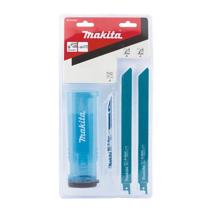 Lame pour scie récipro - MAKITA - B-44448 - BiM - Pack 6 lames - Long. 152/228 mm