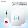 Wireless Remote Emergency Call Doorbell for Elderly Care