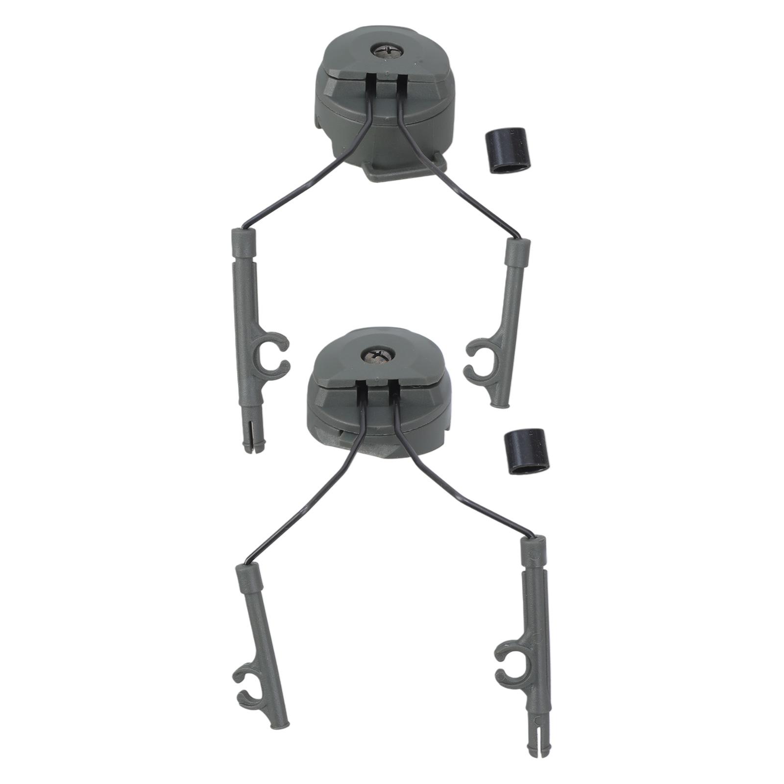 

Адаптер для рельсы шлема Стрелковые наушники Рельса шлема Тактический кронштейн для гарнитуры Вращающиеся наушники для гарнитуры Боковая поддержка зелёный