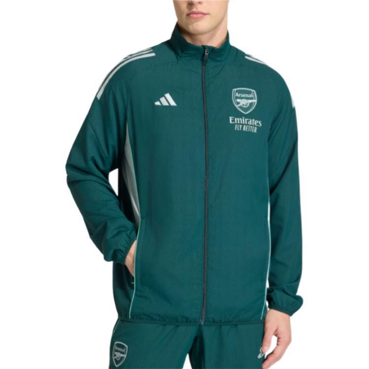 Adidas Arsenal Tiro 25 Striped Slim Fit Long Sleeve Football Shirt Men tops KB1825