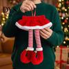 Holiday Interior Accessories 2026 Christmas Car Mirror Hanging Ornament, Funny Dangling Legs Pendant for Decorative Tags with Lanyard Tree Backpack