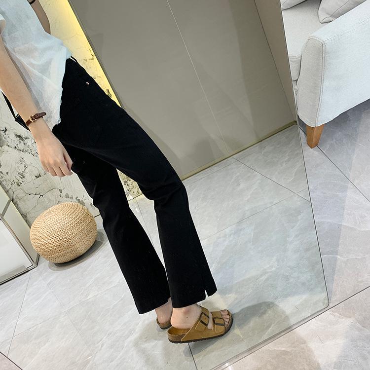 Autumn 2025 Women's Retro High-Waist Slimming Wide-Leg Jeans for Petite Pear-Shaped Figures