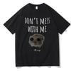 Funny Sad Hamster Im Just Little Girl Crew Neck T Shirt Casual Daily Short Sleeve Graphic Top For Unisex Unisex