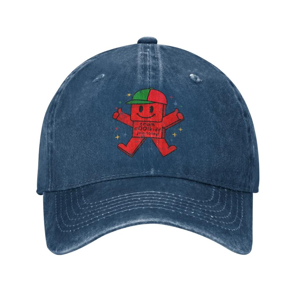 Team Coolkidd Join Today Gamer Gaming Baseball Cap Sun Gym Adjustable Washed Trucker Hat Men Adult Fitted Retro Snapback Cap