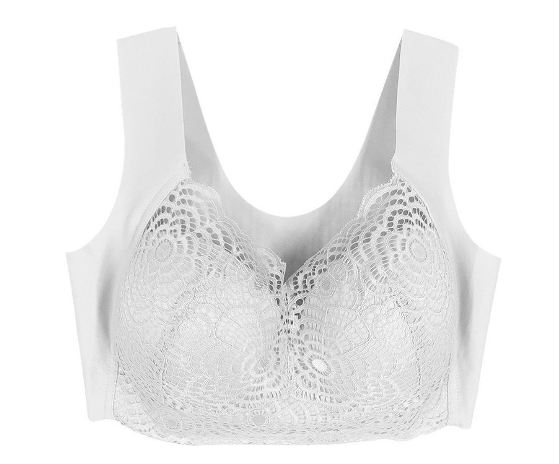 

Беспроводной кружевной спортивный пуш-ап бюстгальтер больших размеров 4XL