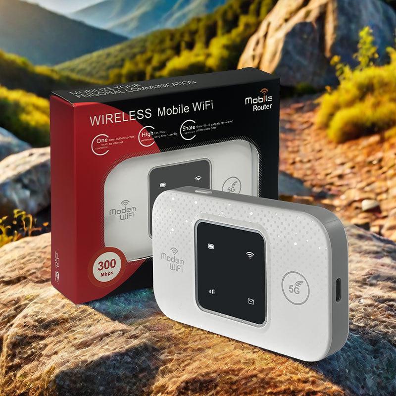 4G Portable WiFi Router with SIM Slot, 3000mAh Battery, Colorful Lights - Cambodia Series