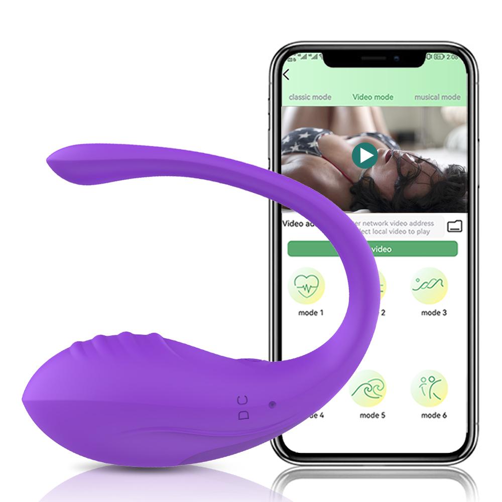 2022 APP Female Vibrator Couple Outdoor Wear Vibrating Egg Stimulating Sex Toy Clitoris Stimulating Massager Vaginal Stimulation