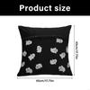 Decorative Mesh Cushion Cover Halloweens Theme Bat Specters Polyester Materials J0MC