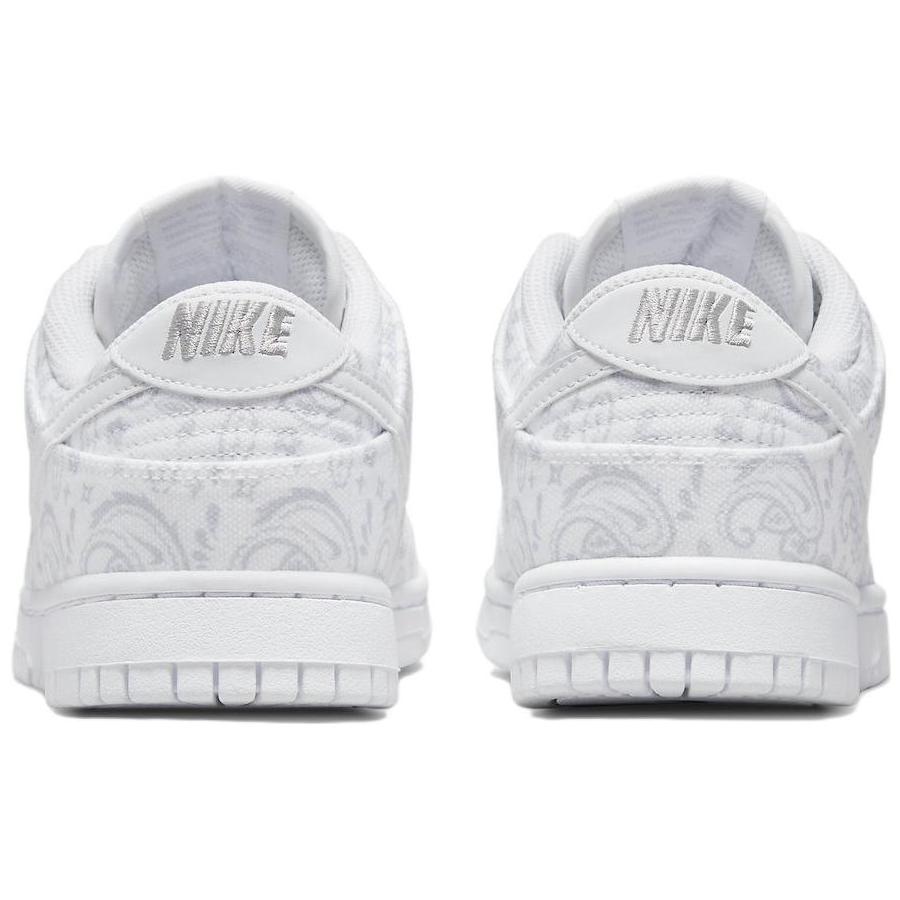Nike Dunk Low White Paisley Women's Skate Shoes Sneakers DJ9955-100
