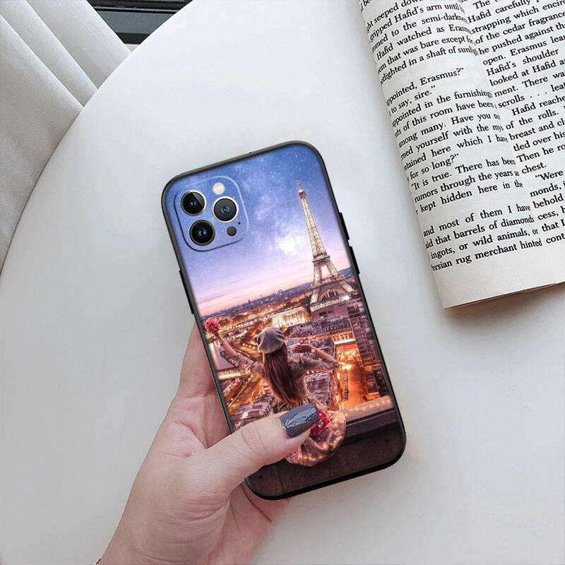 MH128 Paris Eiffel Tower Case for Samsung A06 A35 A25 A24 A15 A05S A05 M55 M35 M15 A02 A12 A13 A10 A16 A20 A30 A22 A31 A32 A33 A42 A50