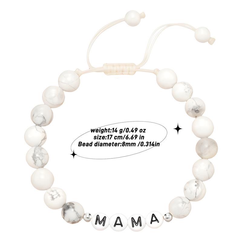 Women's Stone Beaded Bracelet - Ideal Gift for Christmas, Birthday, or Valentine's Day for Women and Girls