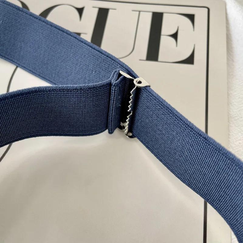 Canvas Adjustable Elastic Waist Band Invisible Belt Buckle-Free Belts for Women Men Jean Pants Dress No Buckle Easy To Wear