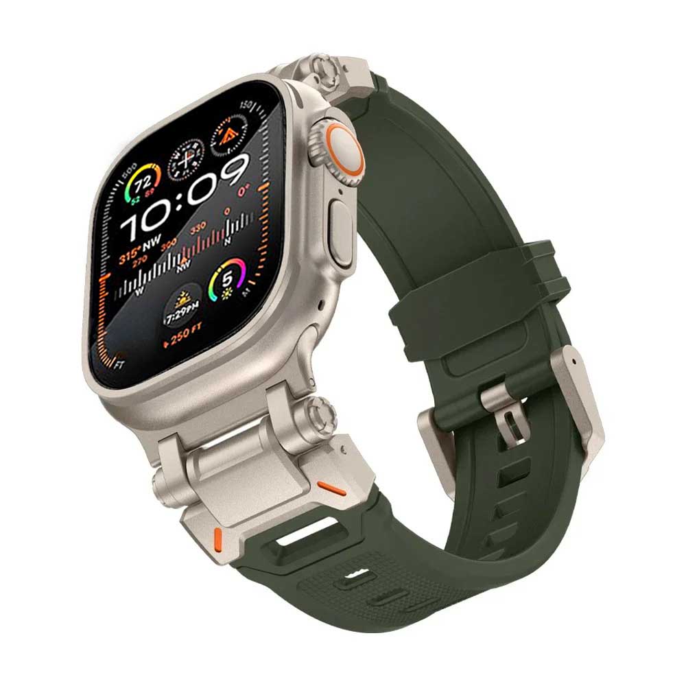 Silicone Transparent Strap For Apple Watch Ultra 2 49mm Series 9 8 7 45mm Soft Rubber Band For iWatch 6 5 4 Se 42mm 44mm Correa