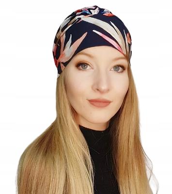 Breathable Women's Turban Tess 242 Pleated Scarf Also After Chemotherapy