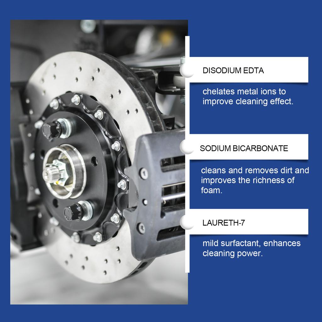 Автомобильный очиститель тормозов Удаляет ржавчину Продлевает срок службы тормозной системы Высокоэффективная полировка тормозов Восстановление Обслуживание автомобиля