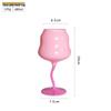 Chinese Style High-Stemmed Macaron Retro Twist Wine Glass