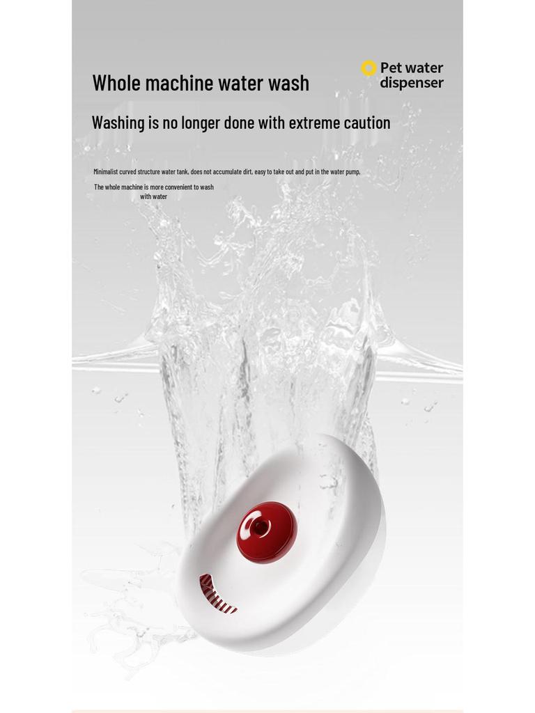 Smart Cat Water Fountain with Automatic Circulating Flow and Large Capacity Filtration