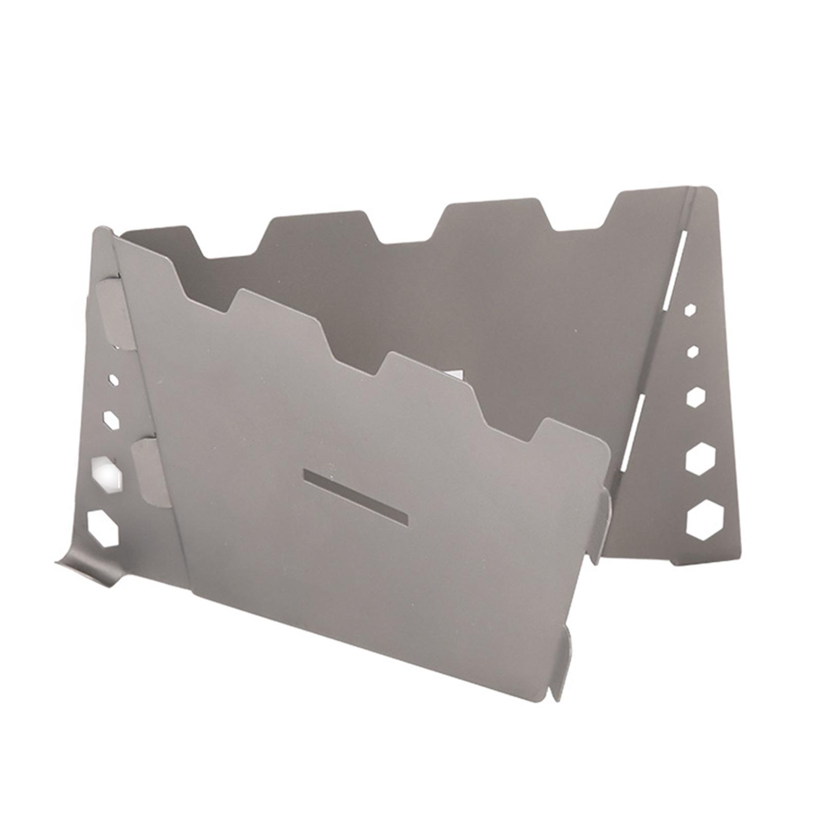 

Печь на твердом топливе складная печь Печь на твердом топливе таблетки с боковой панелью складная печь-барбекю для кемпинга походов