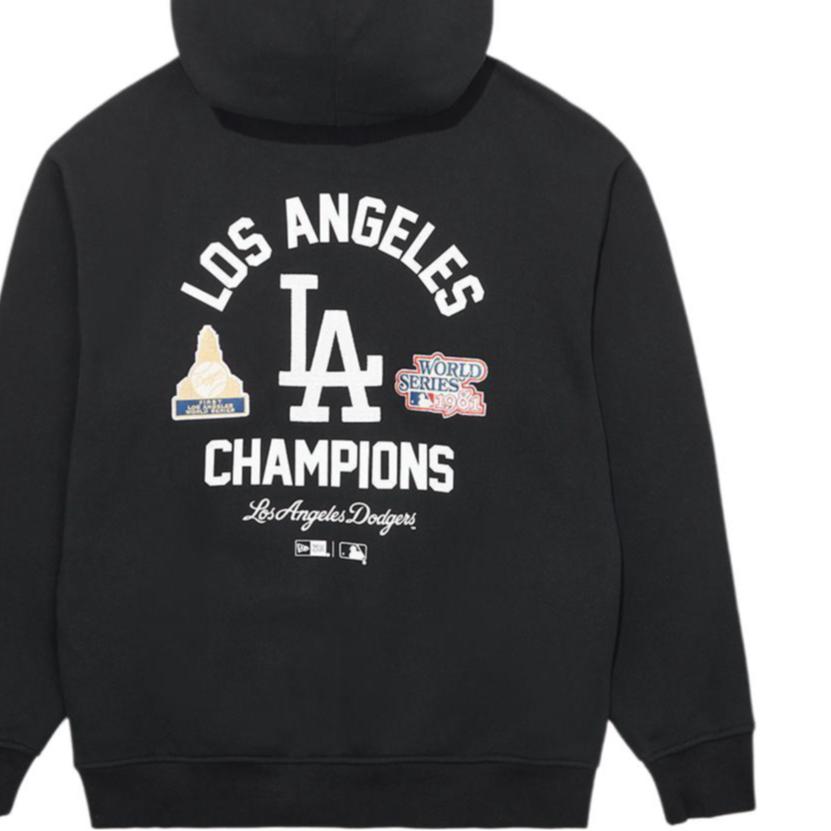 New Era FW25 MLB Team Series Los Angeles Dodgers College Style Hooded American Vintage Letter Logo Embroidered Sweatshirt Unisex Sweatshirt 14742032