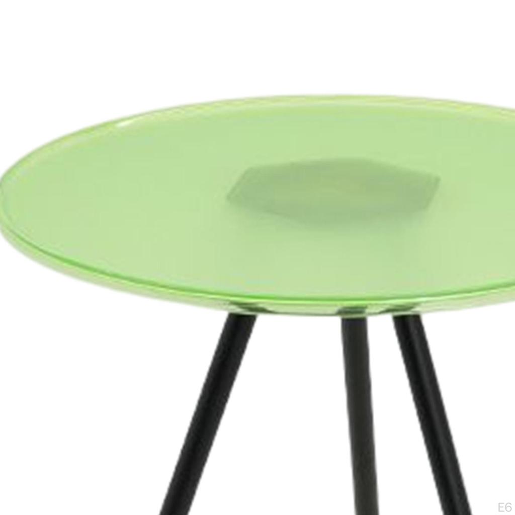 Portable Round Table Collapsible Stable Multifunctional Furniture Durable Three Legged Retractable