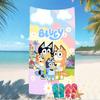 Beach Towel with Bluey Pattern - soft,absorbent,machine washable Lightweight&Modern,swimming,Travel Essentials