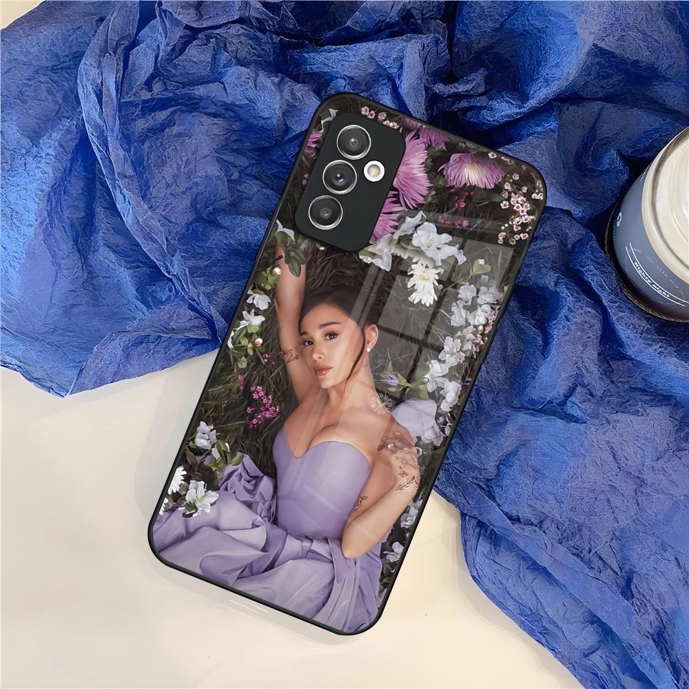 A-Ariana G-Grandes Handyhülle für Samsung Galaxy S25 S24 S30 S21 S23 S20 S22 Fe Note 20 Pro Ultra Plus Glas Hülle