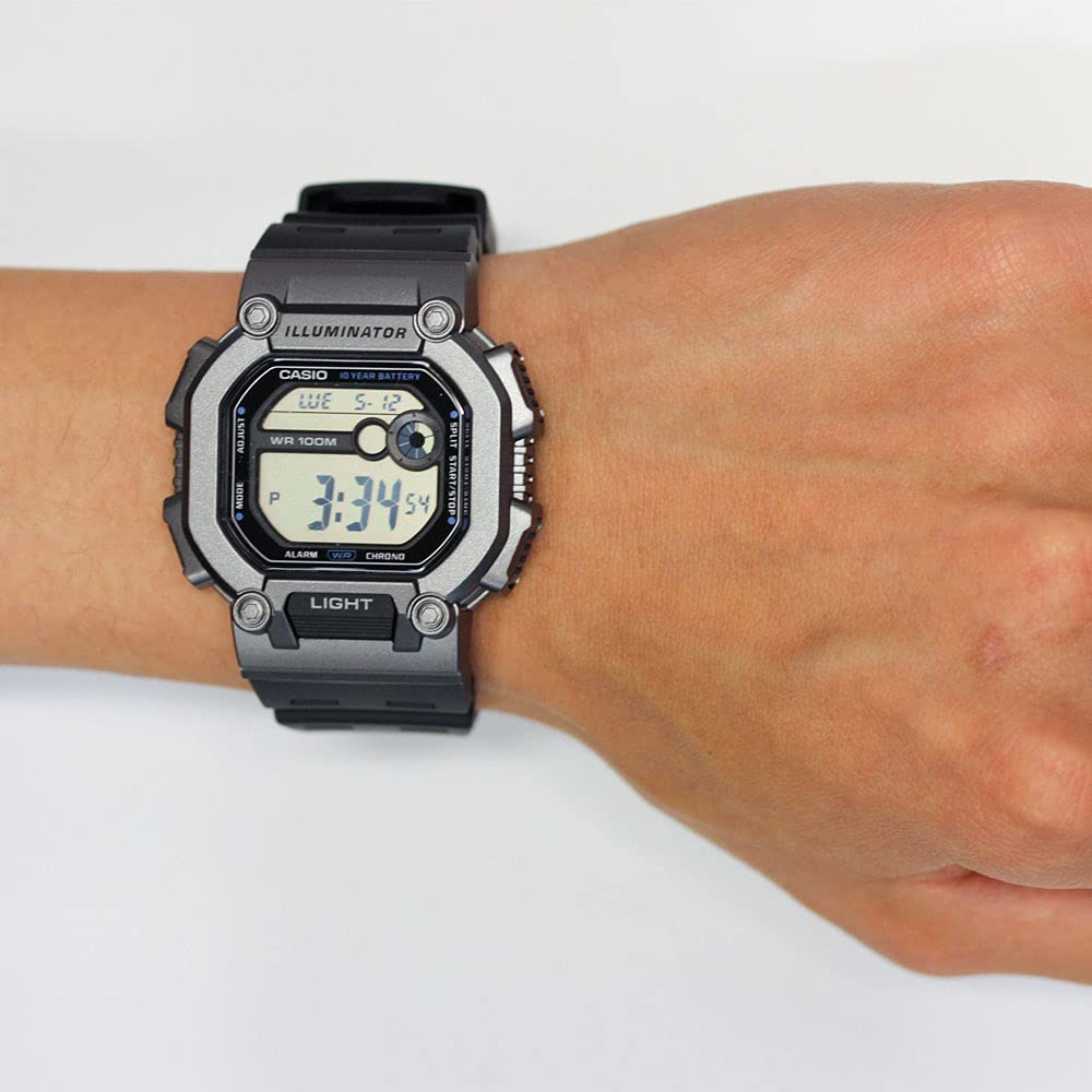 CASIO Casio Casio Standard Cheap Casio Chipkashi Watch Clock Waterproof Digital Rubber Black Gunmetal Men's W-737H-1A2 [Item]