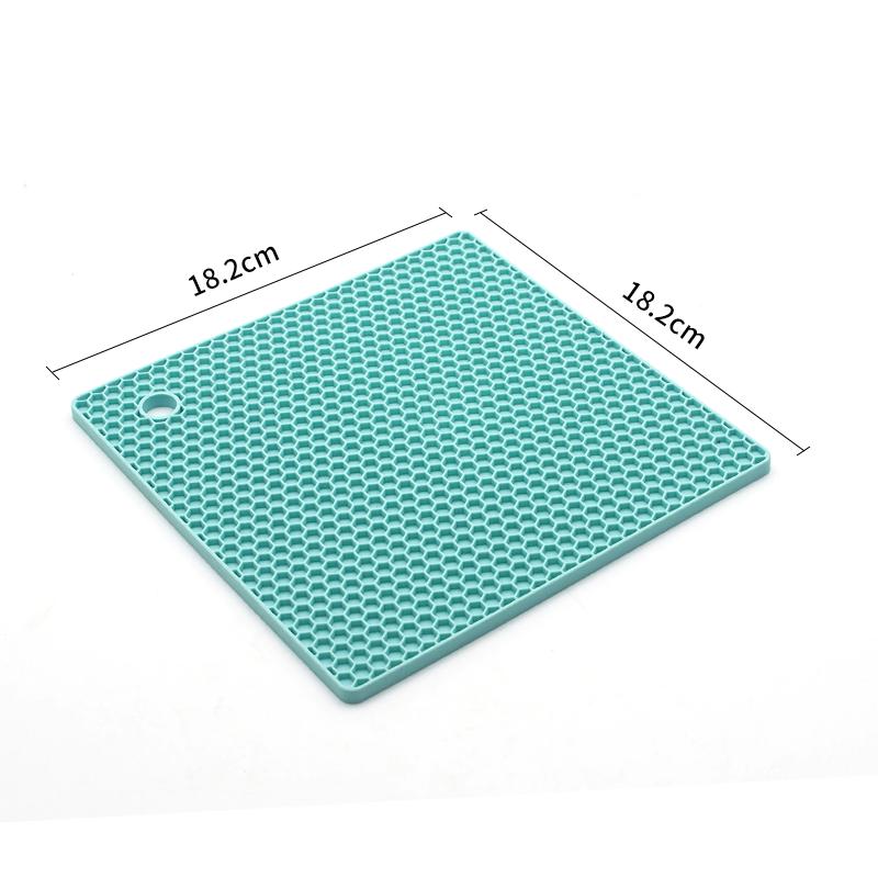 1pc Silicone Square Trivets Mat 1 Packs Multipurpose Non Slip Heat Resistant Pot Holder