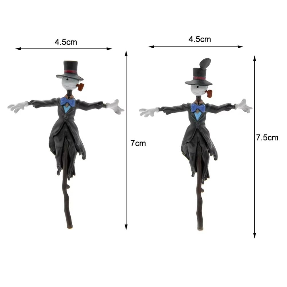 Funny Scarecrow Statue DIY Doll Figurine New Garden Miniatures