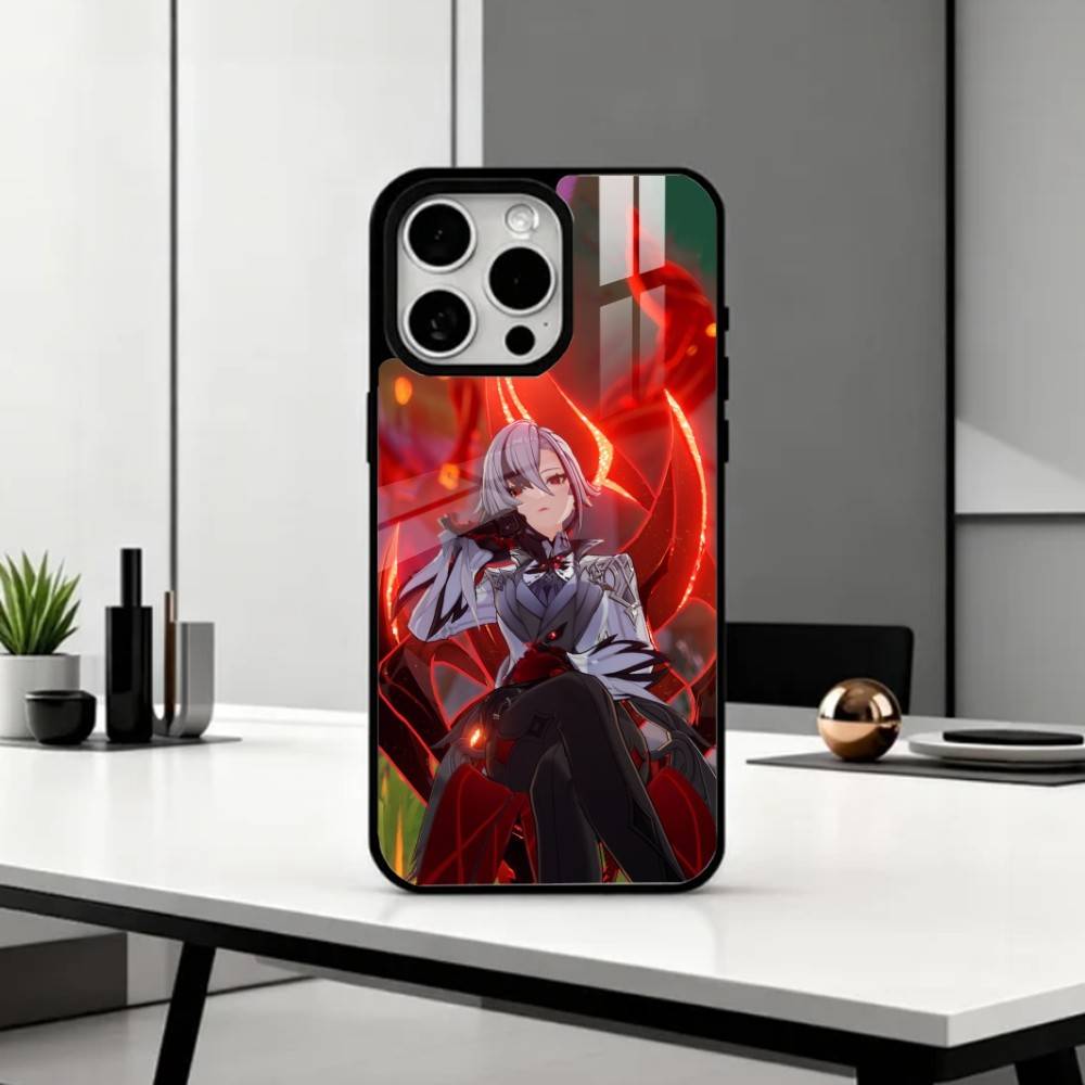 A-Arlecchino G-Genshin Impact   Phone Case For iPhone17,16,15,14,13,12,11 Plus,Pro Max Magnetic For Magsafe Wireless Charging