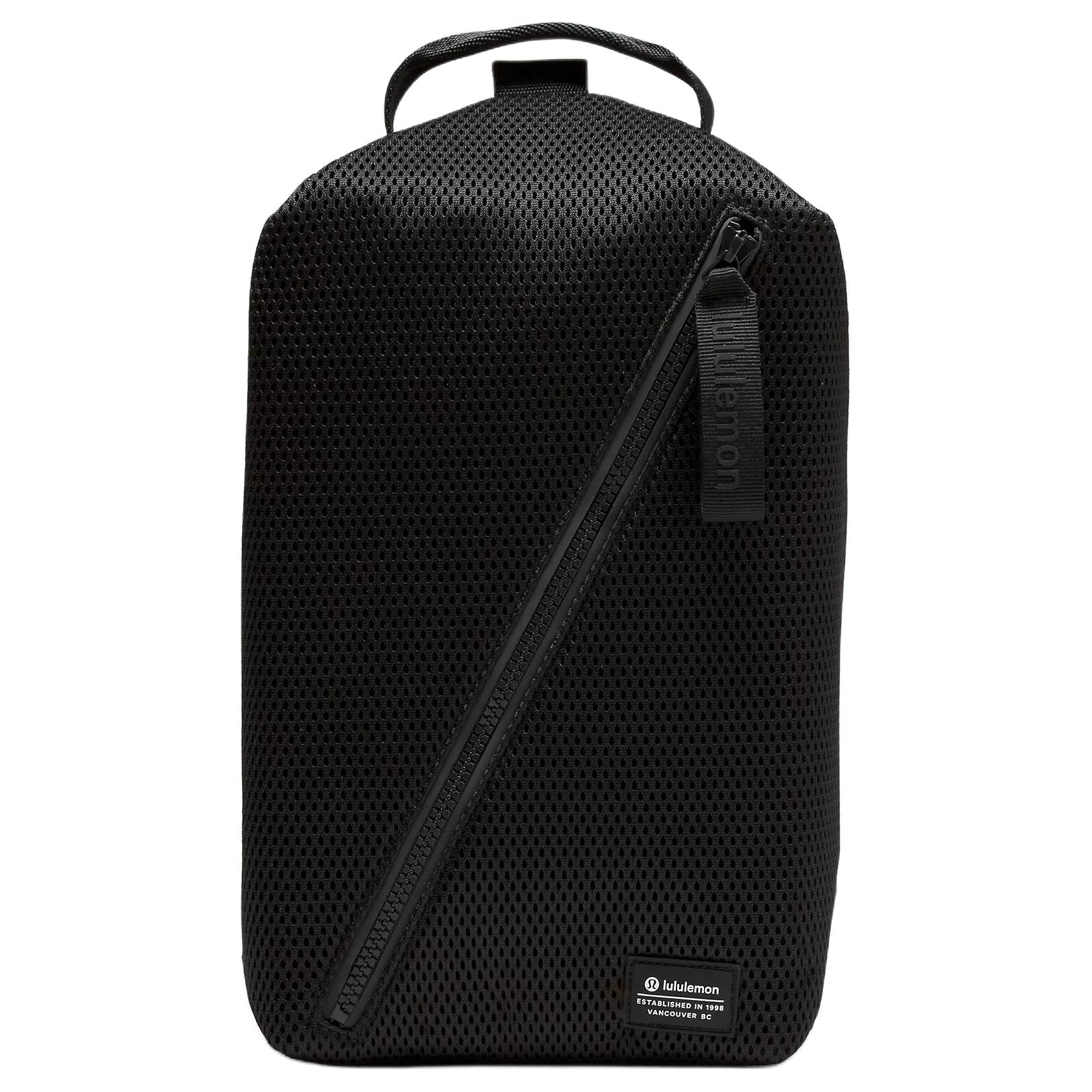 Lululemon Sac Fast Track 8L Fashion Simple Solid Color Recycled Polyester Backpack Unisex Backpack Black LU9CK9S-0001 Black