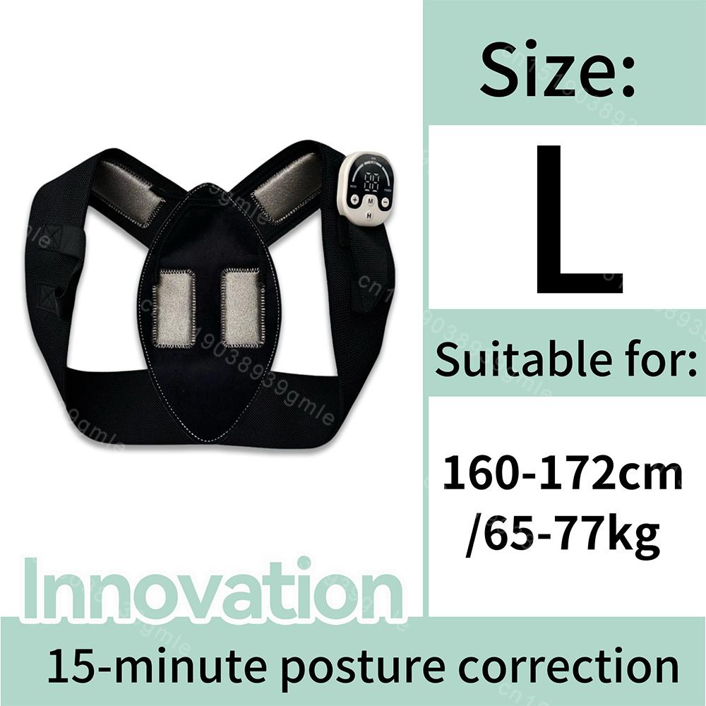 

Ems Microcurrent Spinal Area Posture Correction Belt Hunchback Corrector Massage Sitting Posture Correction Belt Shoulder Straight Back