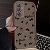Black Flower Phone Case For Samsung Galaxy S25 S24 S23 Plus S22 S21 Ultra 24 FE Plus A15 A35 A54 A55 5G Shockproof Soft Cover