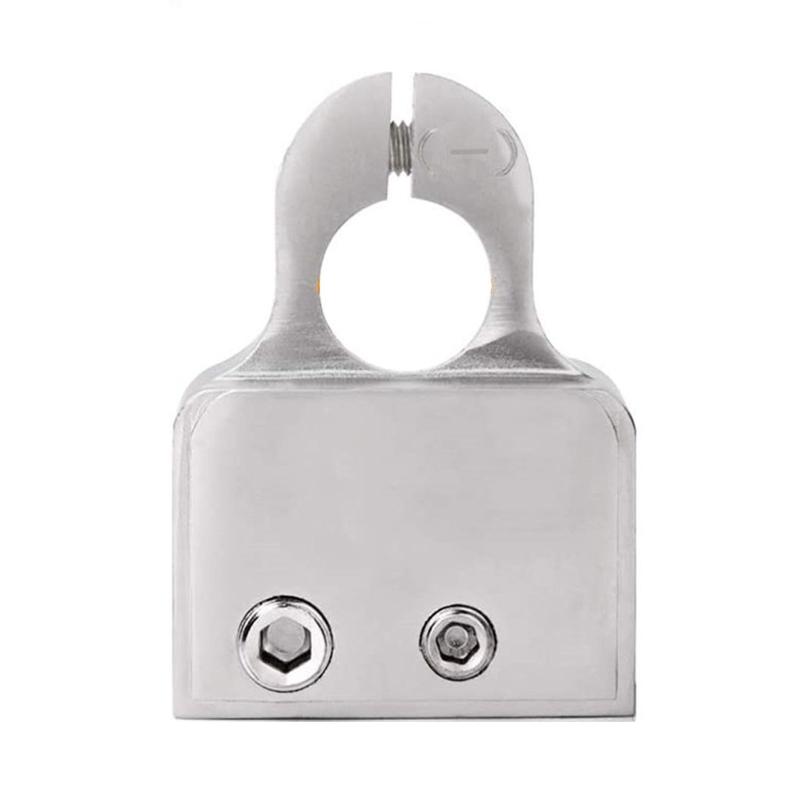 2Pcs 0/4/8 Gauge Input Battery Terminals Positive/Negative Car System Battery Clamps Connectors