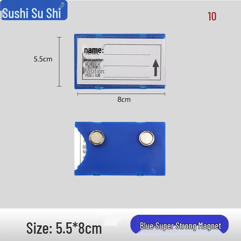 Magnetic Warehouse Shelf Label Holders