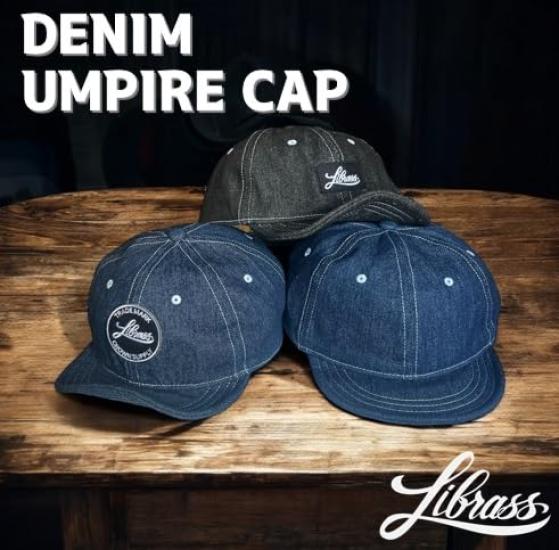 Librass Denim Umpire Short Deep Baseball Outdoor Cap for Men and Women Cap, Brim, Cap,