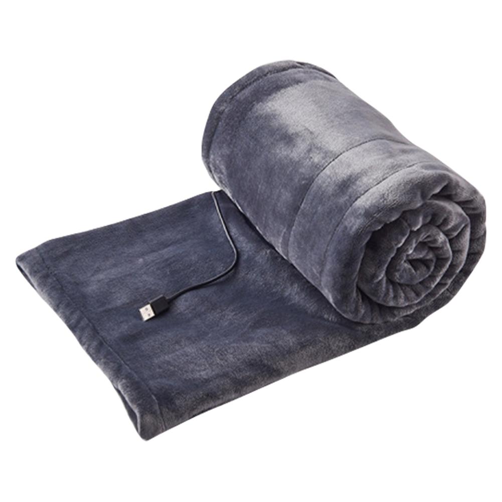 Flannel Washable Portable Heating Pad Heated Electric Blanket 39 X 31 In Warming Mat Flannel Heating Blanket for Home Office Use