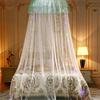 Ruffle Dome Ceiling Mosquito Net Princess Mesh Canopy Dust-proof Bedroom Decor