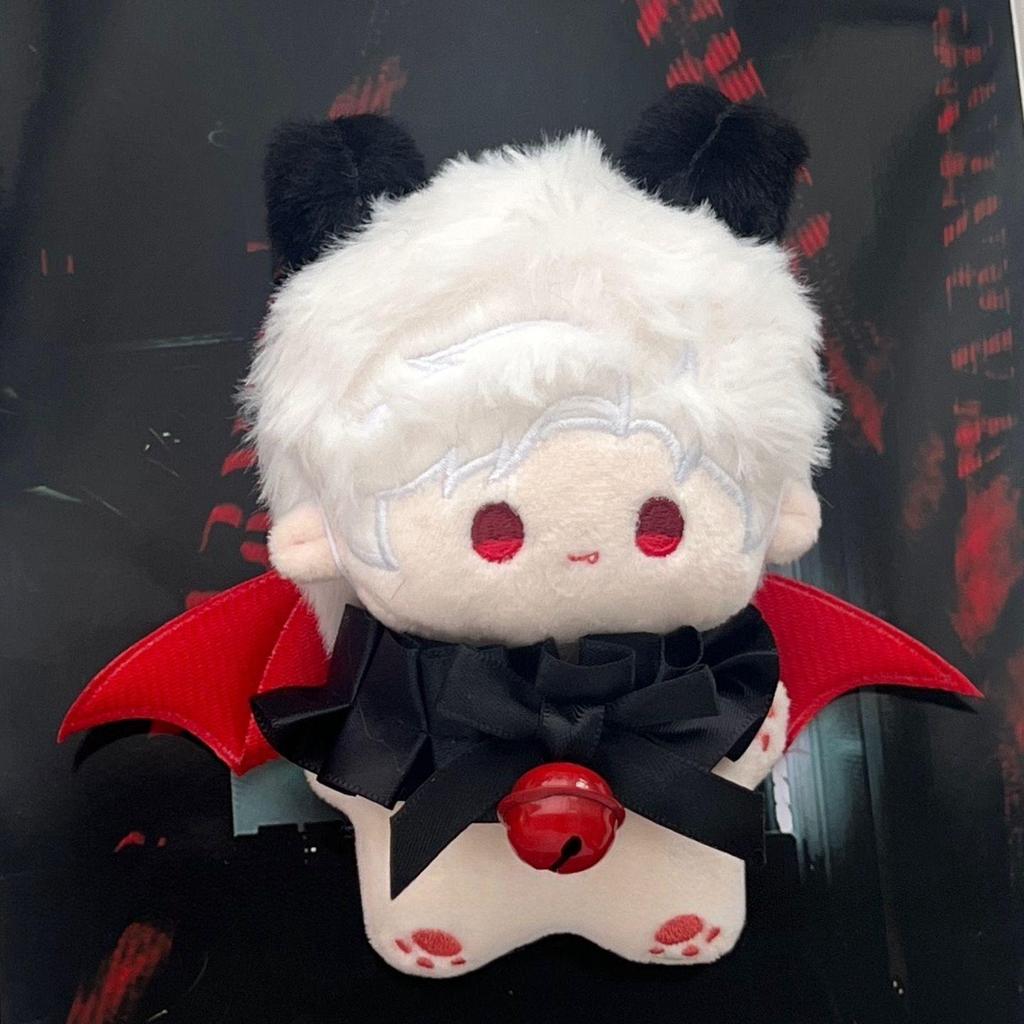 Adorable Angel-Devil 10cm Plush Doll Set with Cloak, Ears, and Wings