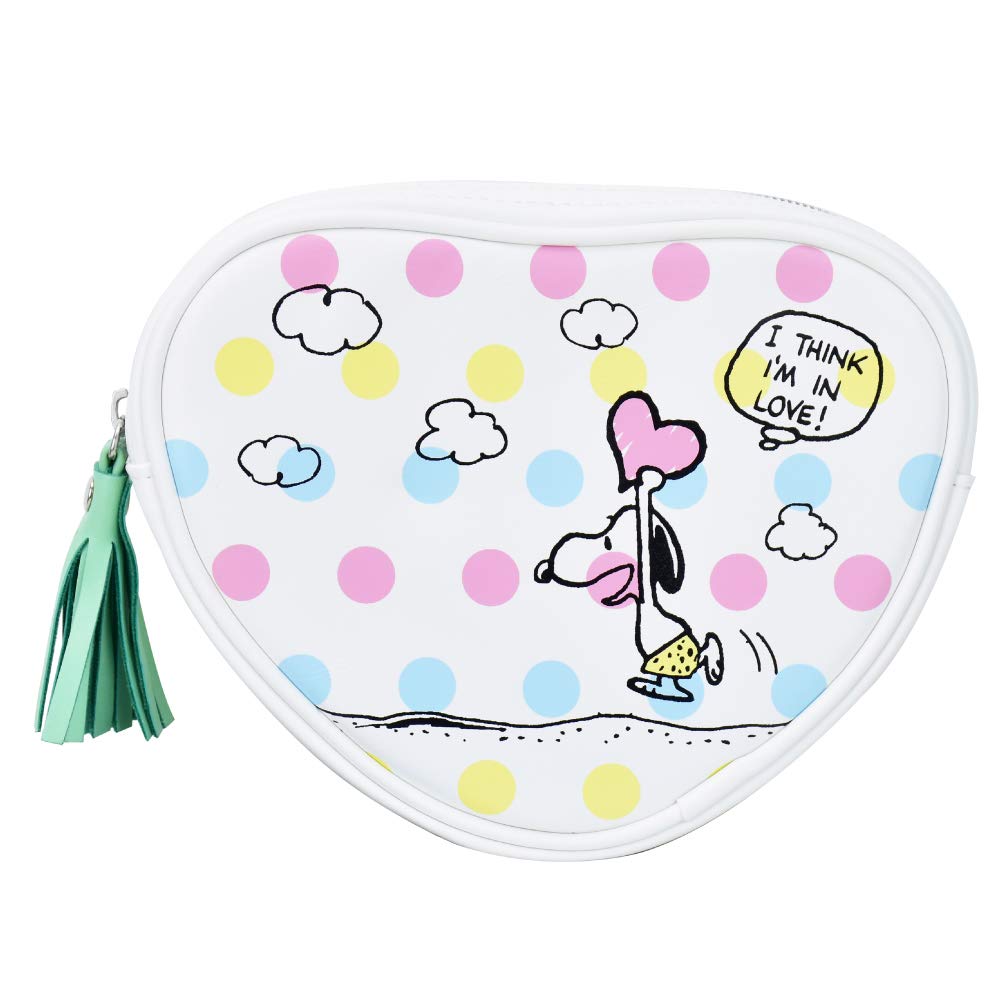

pouch White [Snoopy] Heart-shaped mams-0147 Women s (MAMS-0147)
