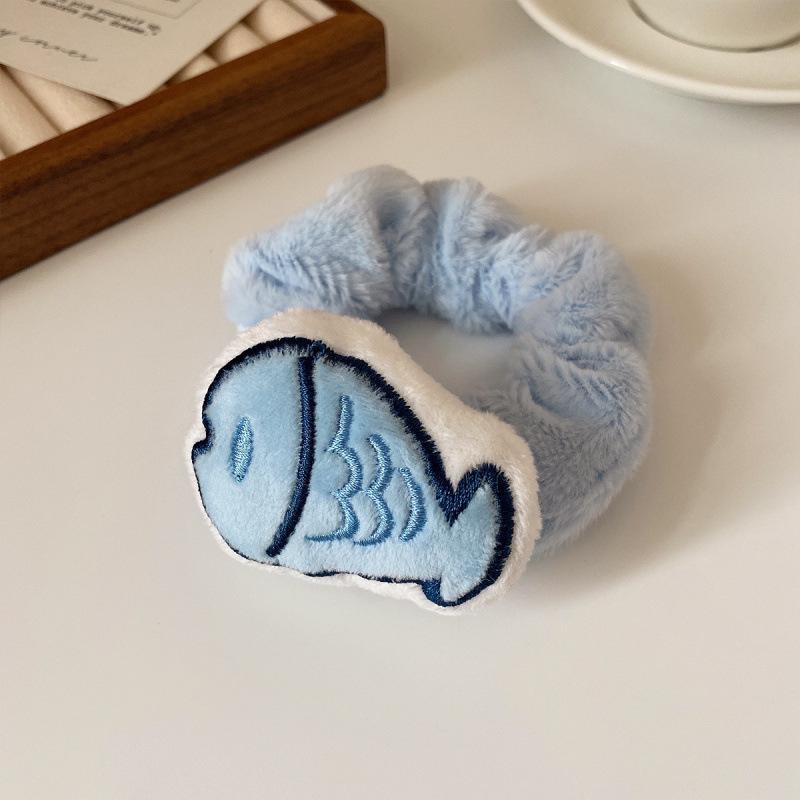 

Autumn Winter Cute Penguin & Rabbit Plush Hair Tie & Headband Set for Women