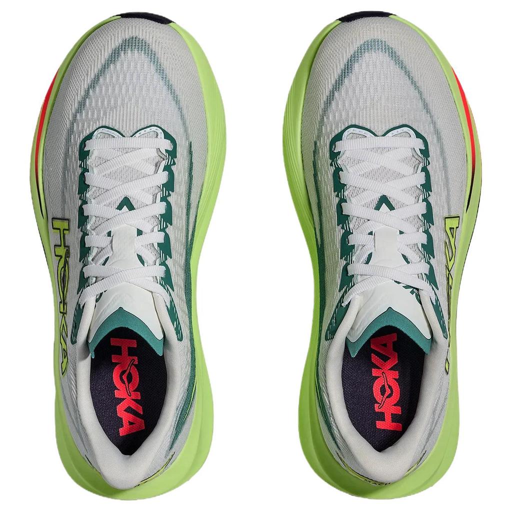 HOKA ONE ONE MACH 7 Running Shoes Unisex White Green 1171904-FYZ