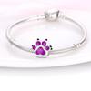 Two Pieces Copperplated Colorchanging Cute Claw Do It Yourself Bead Compatible With 3MM Snake Bone Bracelets Charm Women Jewellery Birthday Gift New