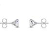 4 Ct Asscher Cut Diamond Stud Earrings 14K White Gold Martini Push Earrings For Women's Best Regular Wear Jewellery