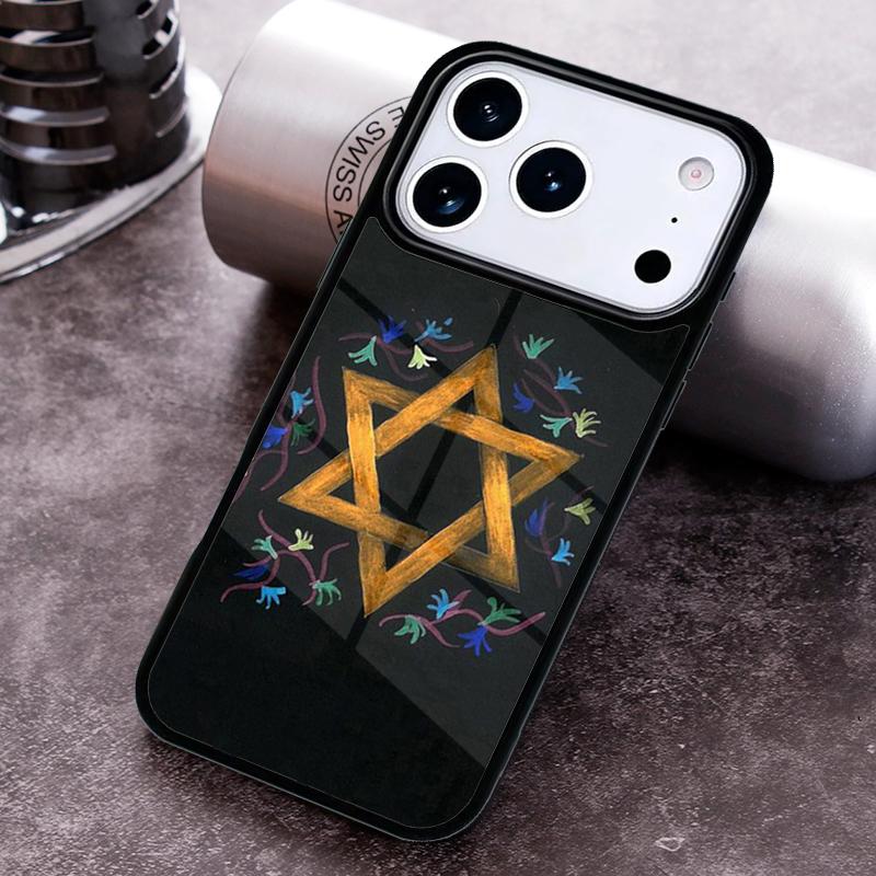 David Jewish Star Symbol soft Phone Case For iPhone 17 16 15 14 13 12 11 Pro Max Plus 17Air Soft Silicone Cover
