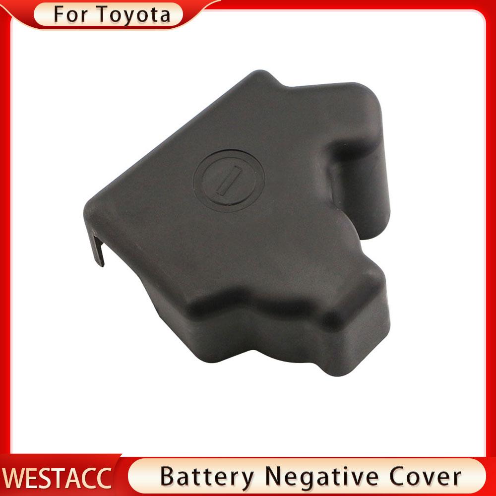 Autocolant capac de protecție negativ cu anod baterie auto ABS pentru Toyota Highlander Camry 2014 - 2017 Capac baterie motor