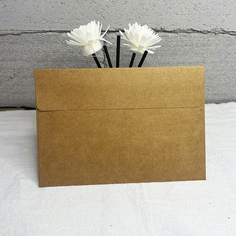 Western Style Double-Sided Coated White Envelope 100g, Kraft Paper Invitation Envelope 130g.