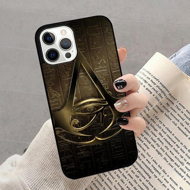 Autumu Egyptian Hieroglyphics Symbols Phone Case Cover for iPhone 17 Air 16 16e 15 12 11 13 14 Pro Max Plus Coque